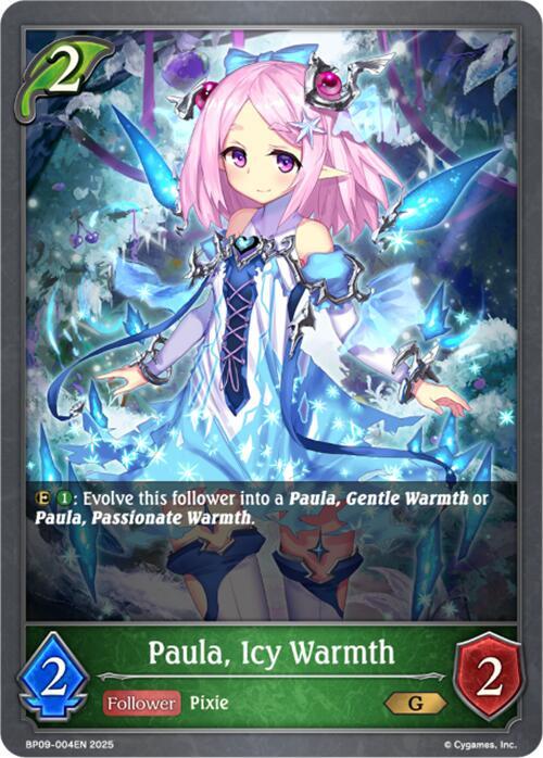 Paula, Icy Warmth