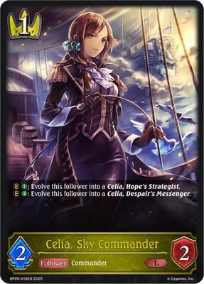 Celia, Sky Commander - BP09: Duet of Dawn and Dusk - Shadowverse