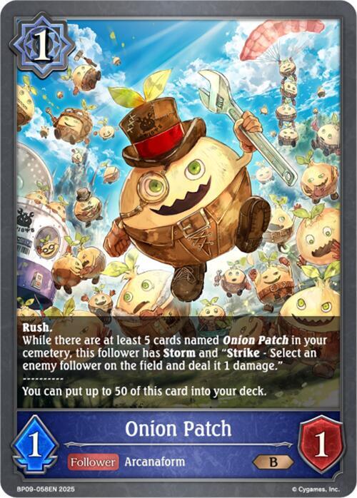 Onion Patch - BP09: Duet of Dawn and Dusk - Shadowverse: Evolve