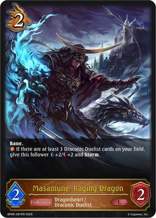 Masamune, Raging Dragon