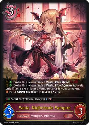 Vania, Nightshade Vampire - BP09: Duet of Dawn and Dusk