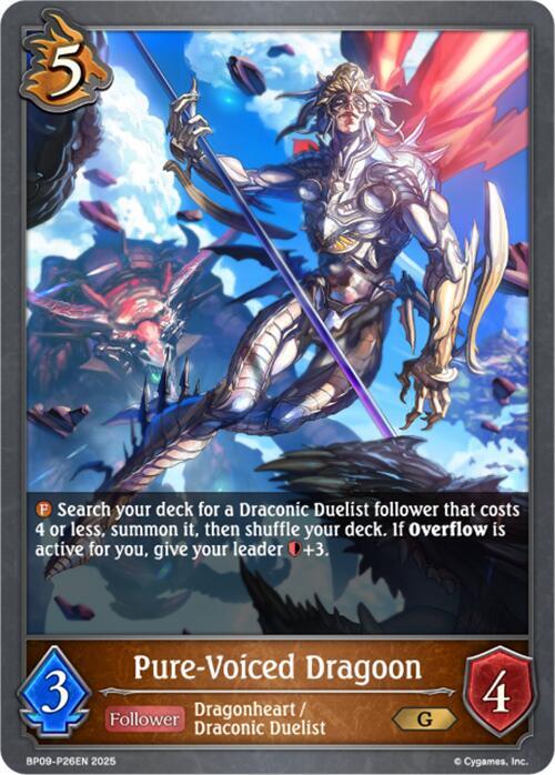 Pure-Voiced Dragoon - P26EN (Foil)