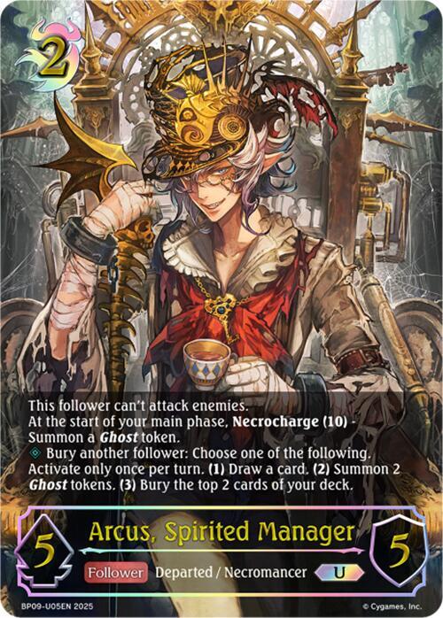 Arcus, Spirited Manager (U)