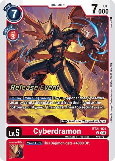 Cyberdramon World Convergence Release Event Cards card price