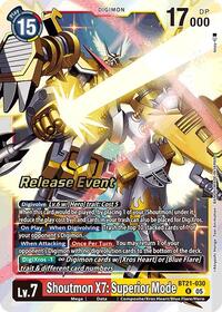 Shoutmon X7: Superior Mode (World Convergence Release Event Cards)