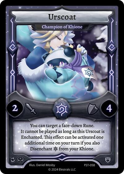 Urscoat - Champion of Khione