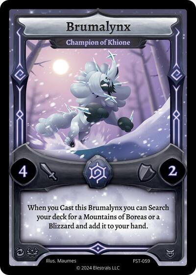 Brumalynx - Champion of Khione