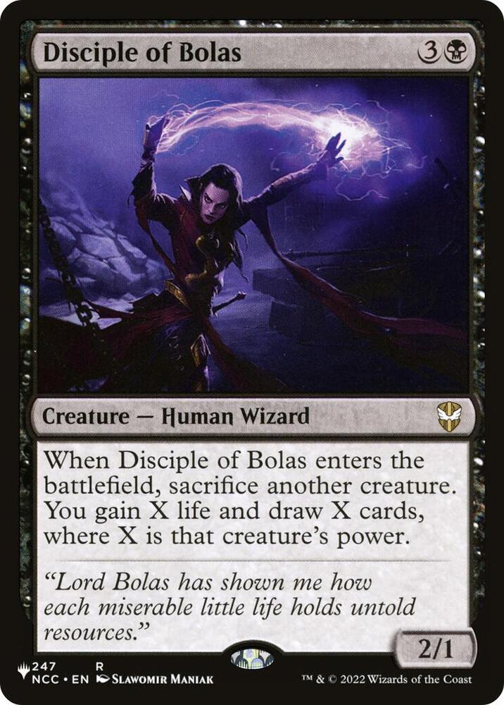 Disciple of Bolas #NCC-247 — The List