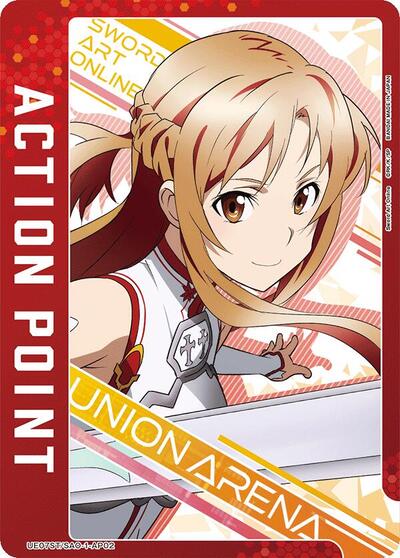 Action Point Card (AP02) UE07ST: Sword Art Online Starter Deck Action Point Union Arena card — value and price