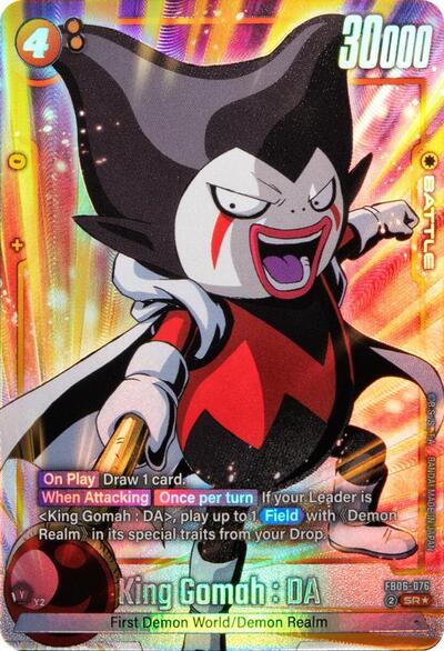 King Gomah : DA - FB06-076 (Alternate Art) card
