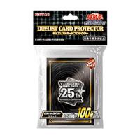 Konami Card Sleeves Imported Yu-Gi-Oh! Duelist Card Protectors - 25th Anniversary "Quarter Century" Black (100-Pack)