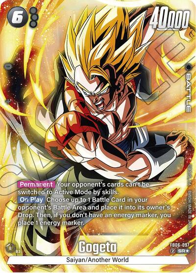 Gogeta (Alternate Art) card
