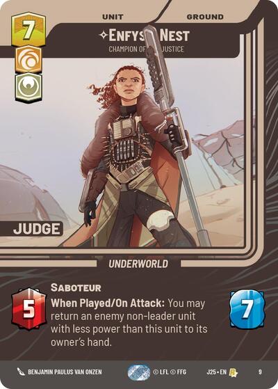 Enfys Nest - Champion of Justice card