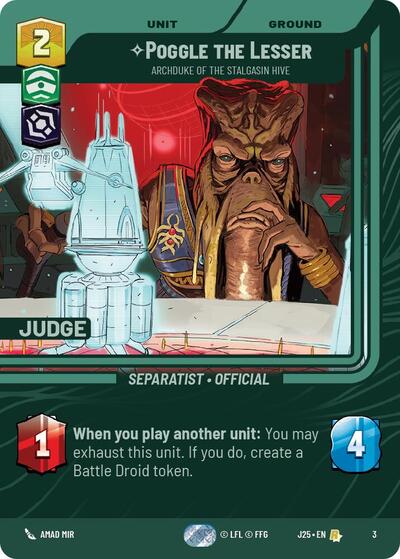 Poggle the Lesser - Archduke of the Stalgasin Hive card