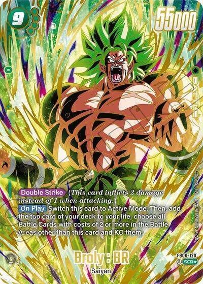 Broly : BR - FB06-120 (Alternate Art) card