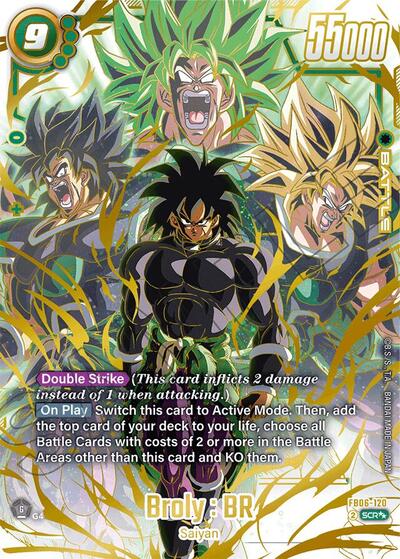 Broly : BR - FB06-120 (Super Alternate Art) card
