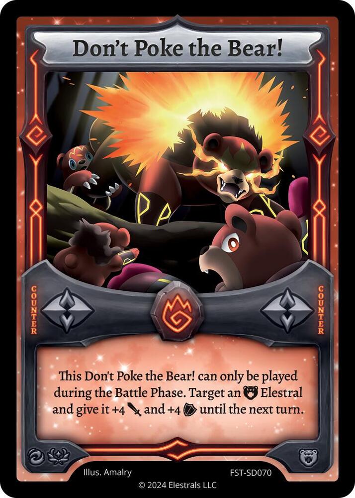 Don't Poke the Bear!