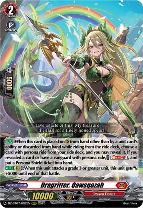 Dragritter, Qawsqozah - DZ-BT07: Moon Fangs & Cerulean Blaze