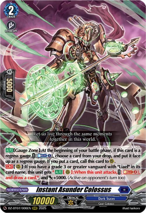 Instant Asunder Colossus - DZ-BT07: Moon Fangs & Cerulean Blaze