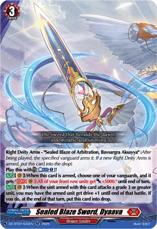 Sealed Blaze Sword, Dyaava