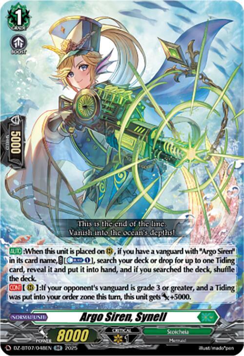 Argo Siren, Synell