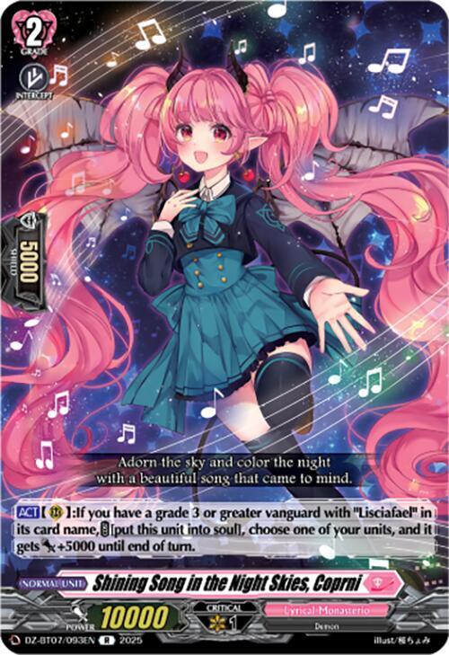 Shining Song in the Night Skies, Coprni