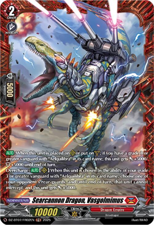 Searcannon Dragon, Vasgolmimus (FR)