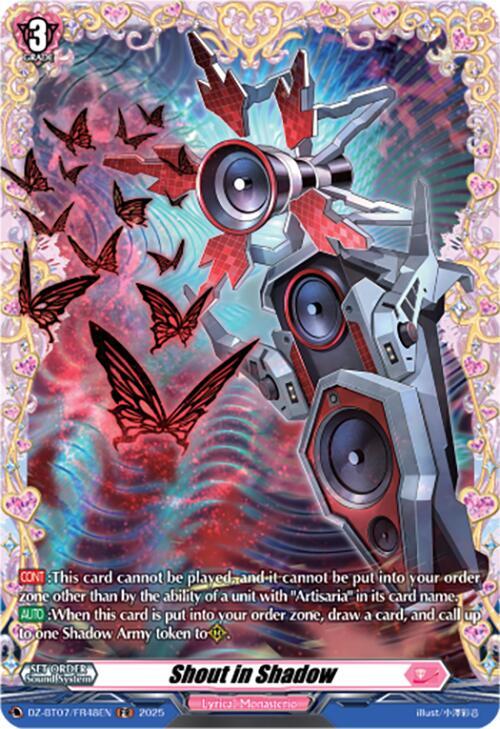 Shout in Shadow (FR) - DZ-BT07: Moon Fangs & Cerulean Blaze