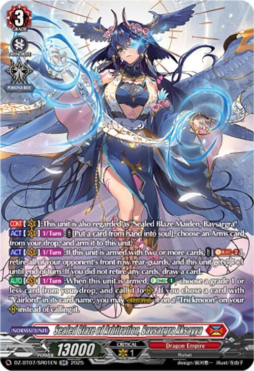 Sealed Blaze of Arbitration, Bavsargra Aksayya (SR) - DZ-BT07