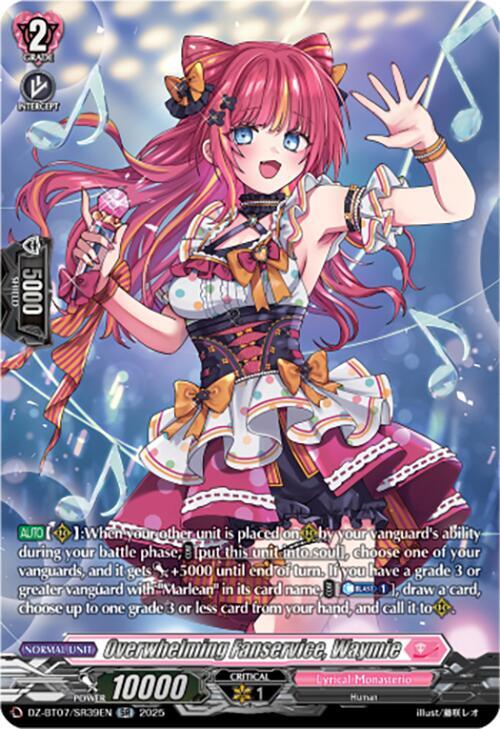 Overwhelming Fanservice, Waymie (SR)