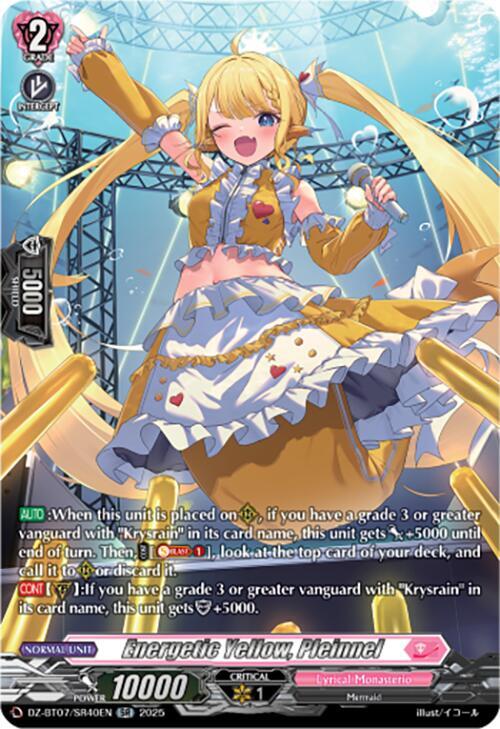 Energetic Yellow, Pleinnel (SR)
