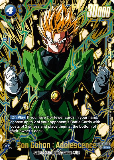 Son Gohan : Adolescence (Alternate Art) card