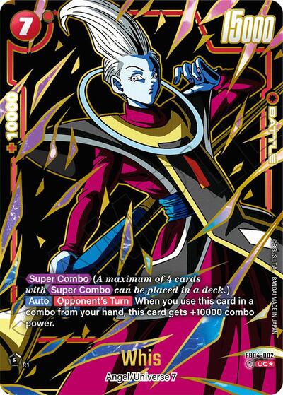 Whis (Alternate Art) card