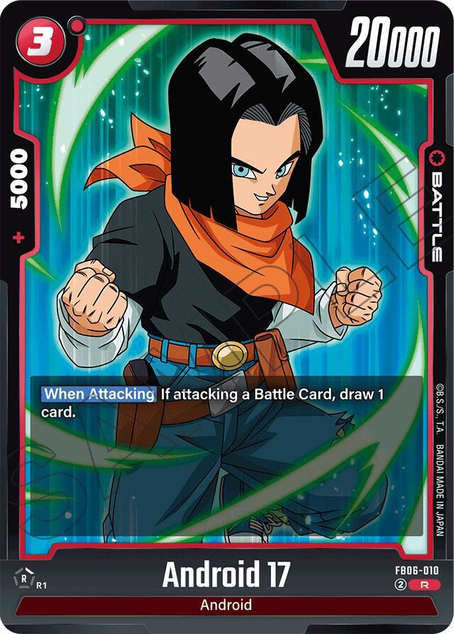 Android 17 - FB06-010 - Rivals Clash - Dragon Ball Super: Fusion