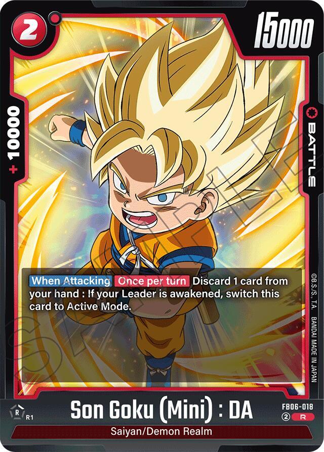 Son Goku (Mini) : DA - FB06-018 - Rivals Clash - Dragon Ball