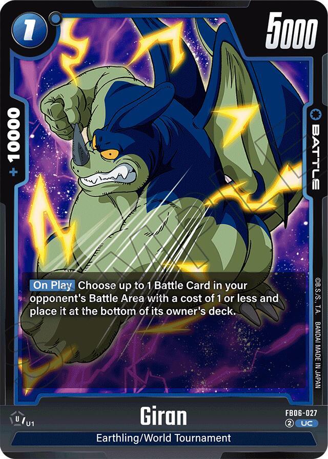 Giran - Rivals Clash - Dragon Ball Super: Fusion World - TCGplayer.com