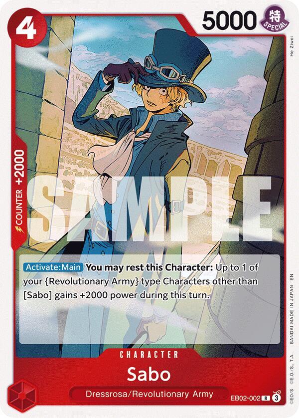Sabo onepiece card