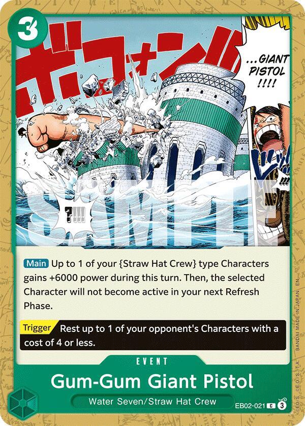 Gum-Gum Giant Pistol - Extra Booster: Anime 25th Collection - One