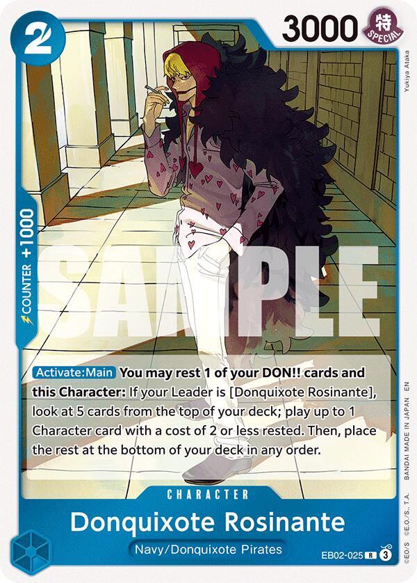 Donquixote Rosinante onepiece card