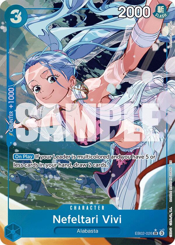 Nefeltari Vivi Alternate Art onepiece card
