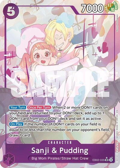 Sanji & Pudding (Alternate Art)