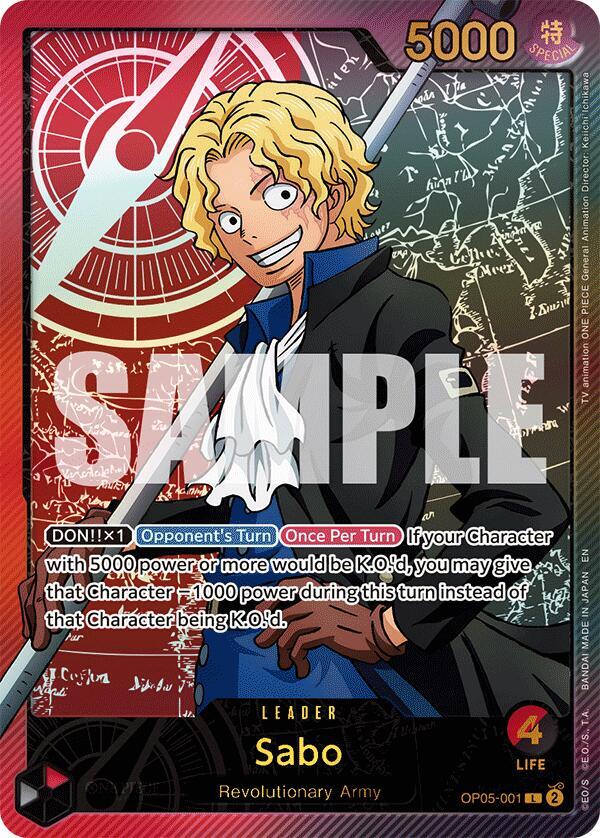 ONE PIECE CARD GAME サボ コミパラ One piece card game prb02-014 sr parallel sabo