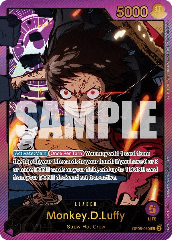 MonkeyDLuffy SP onepiece card