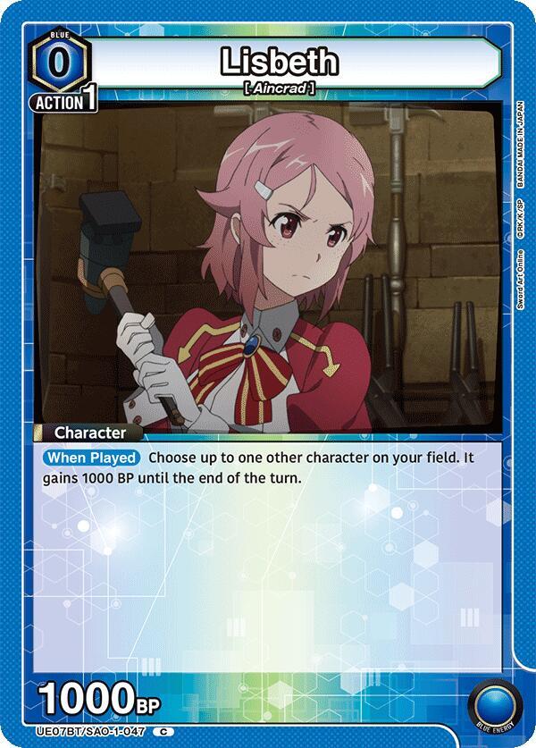 Lisbeth (047) - UE07BT: Sword Art Online - Union Arena - TCGplayer.com