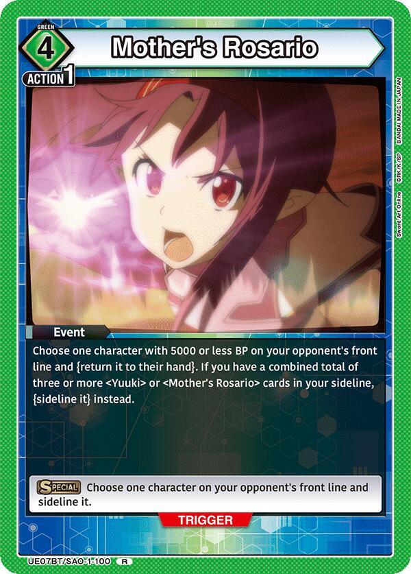 Mother's Rosario - UE07BT: Sword Art Online - Union Arena