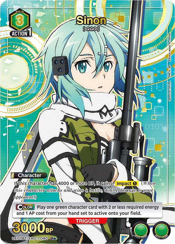 Sinon (090) (R*) - UE07BT: Sword Art Online - Union Arena