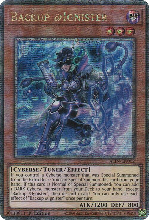 Backup @Ignister (Quarter Century Secret Rare) - Alliance Insight