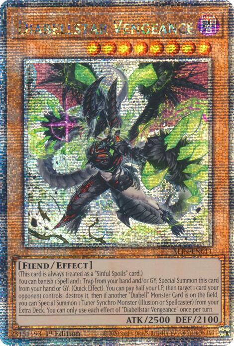 遊戯王OCG Diabellstar Vengeance (Quarter Century Secret Rare) - Alliance