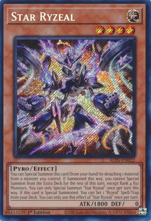 遊戯王 ALIN-EN022 スター・ライゼオル Star Ryzeal (英語版 1st Edition 25th クォーターセンチュリーシークレットレア) Alliance Insight 遊戯王 ALIN-EN022 スター・ライゼオル Star Ryzeal (英語版 1st