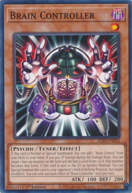 Brain Controller - Alliance Insight - YuGiOh